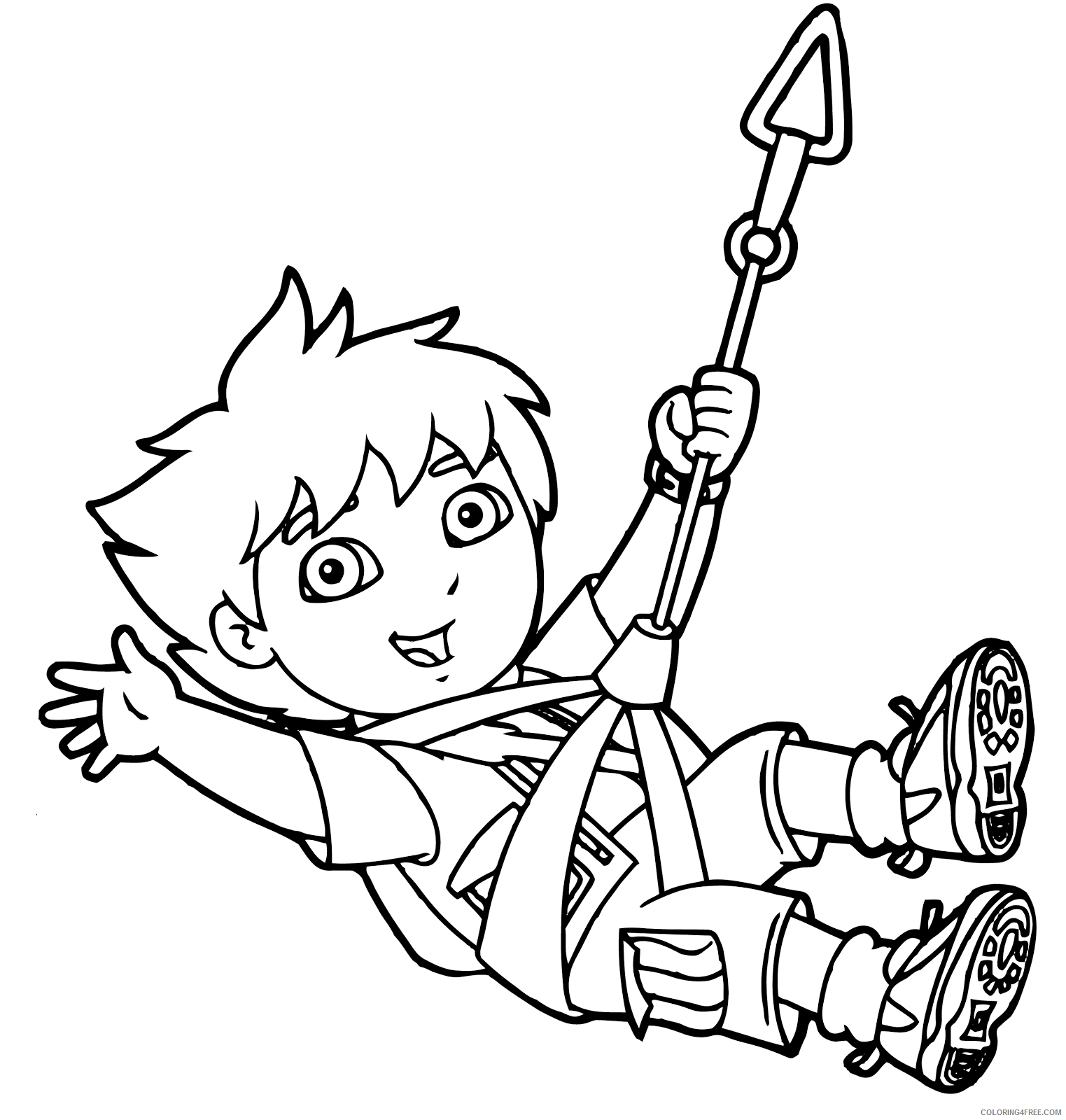 Go Diego Go Coloring Pages Cartoons Diego Printable 2020 2897 Coloring4free
