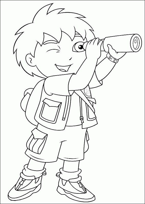 Go Diego Go Coloring Pages Cartoons Download Diego for Free Printable 2020 2918 Coloring4free