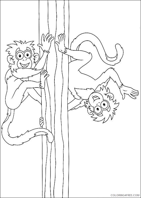 Go Diego Go Coloring Pages Cartoons Go Diego Go Free Printable 2020 2941 Coloring4free