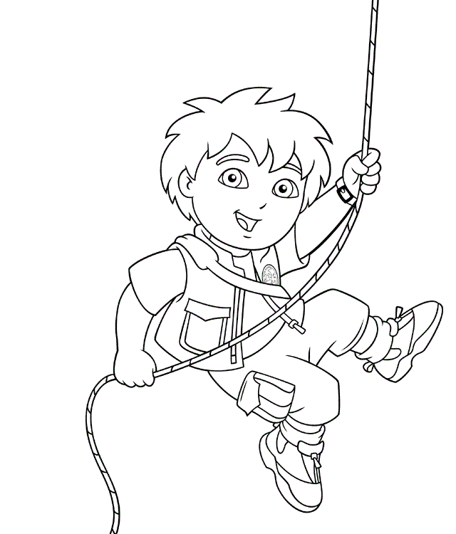 Go Diego Go Coloring Pages Cartoons Go Diego Go Printable 2020 2942 Coloring4free