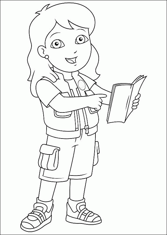 Go Diego Go Coloring Pages Cartoons diego go ei6g1 Printable 2020 2912 Coloring4free
