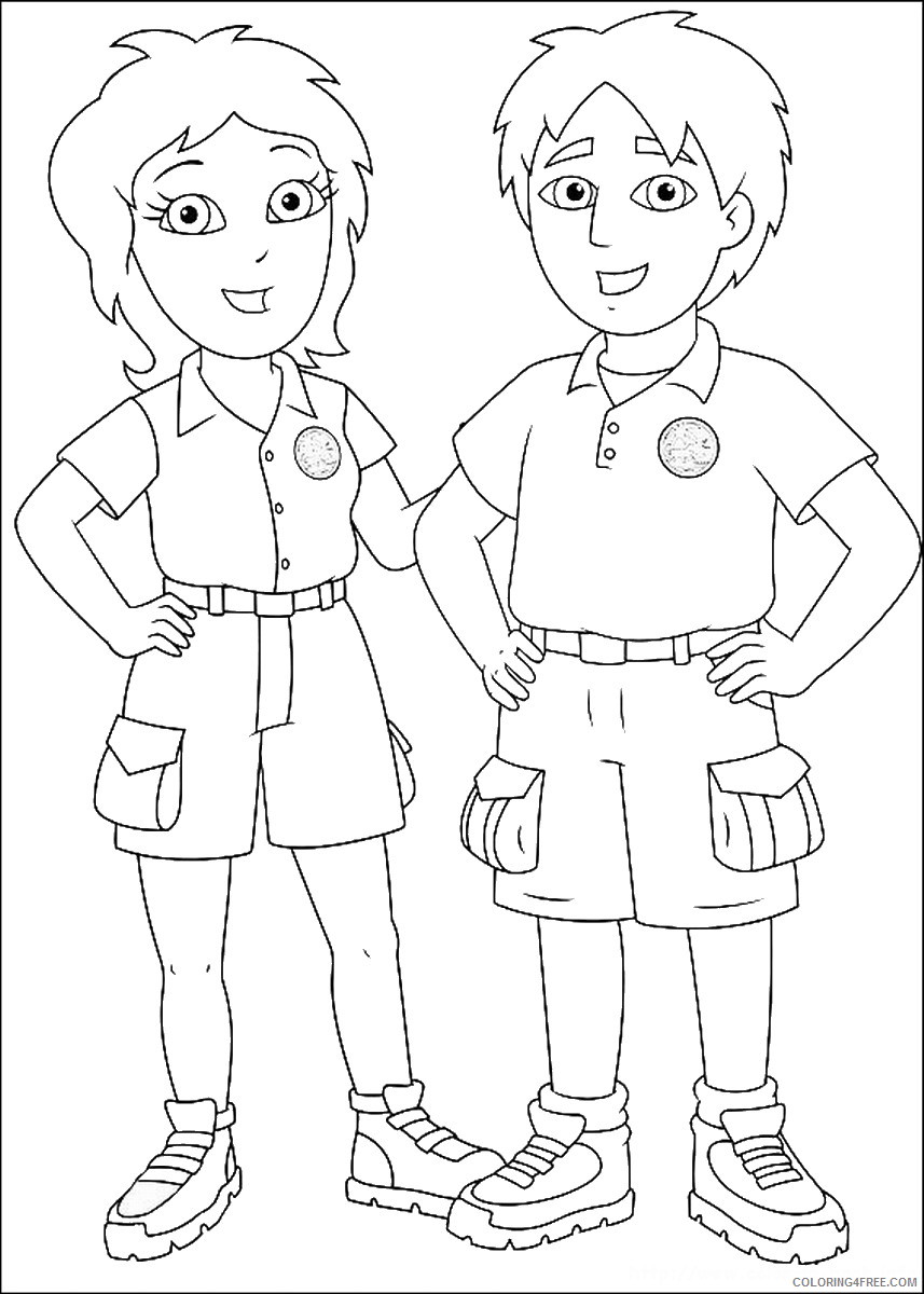 Go Diego Go Coloring Pages Cartoons run_diego_cl_05 Printable 2020 2952 Coloring4free