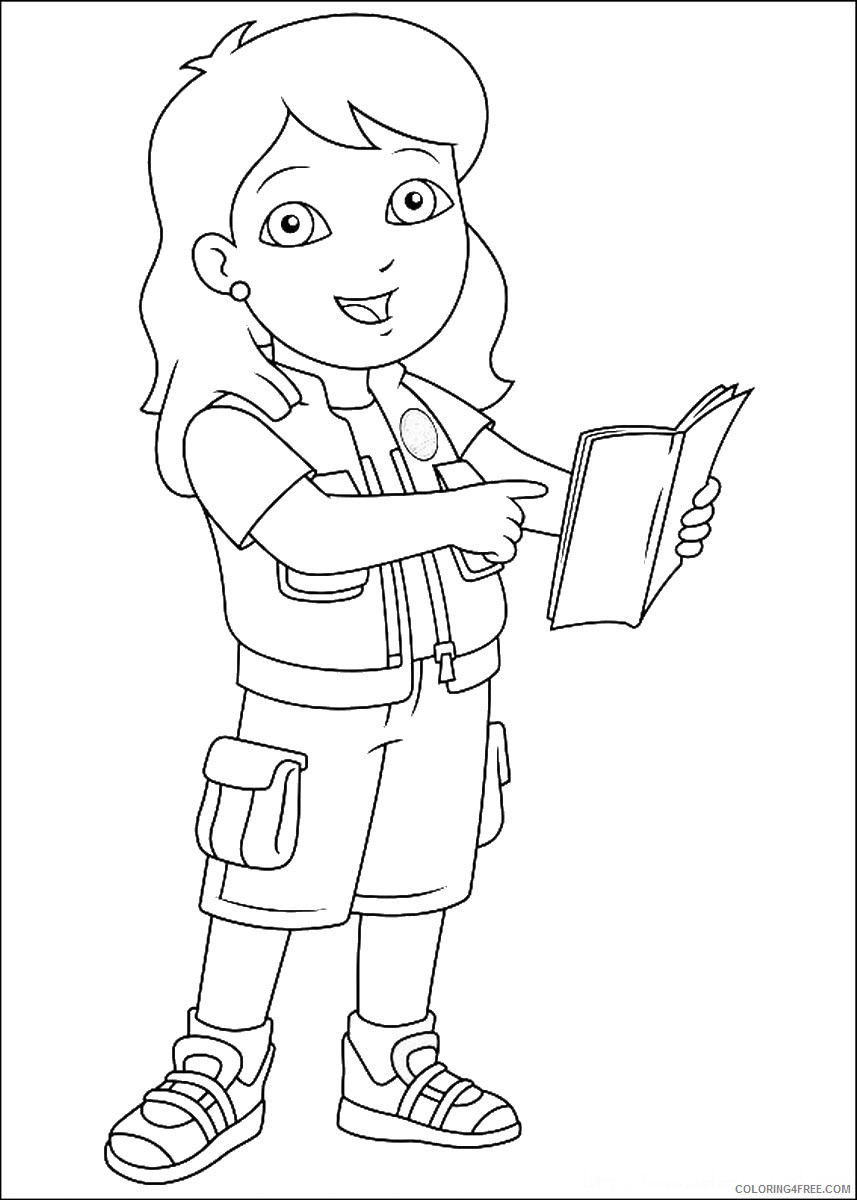 Go Diego Go Coloring Pages Cartoons run_diego_cl_06 Printable 2020 2953 Coloring4free