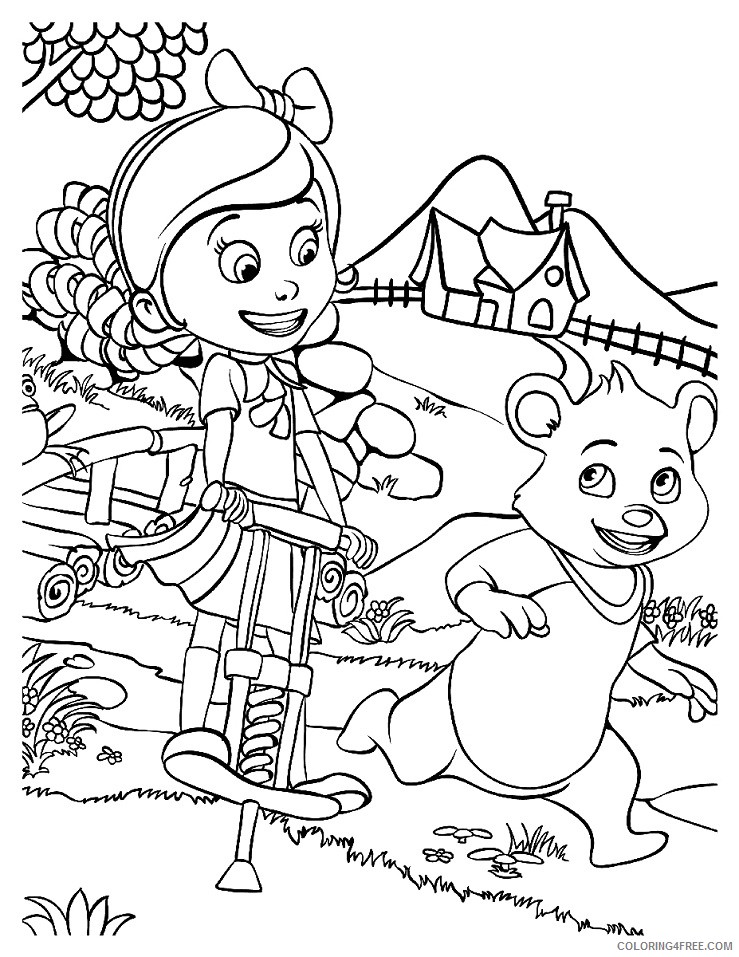 Goldie and Bear Coloring Pages Cartoons 1592184203_goldie and bear 1 Printable 2020 2966 Coloring4free