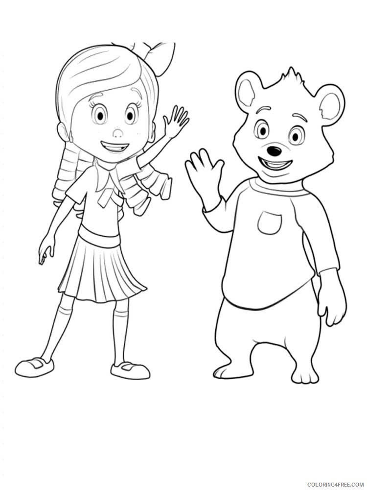 Goldie and Bear Coloring Pages Cartoons Goldie and Bear 2 Printable 2020 2967 Coloring4free