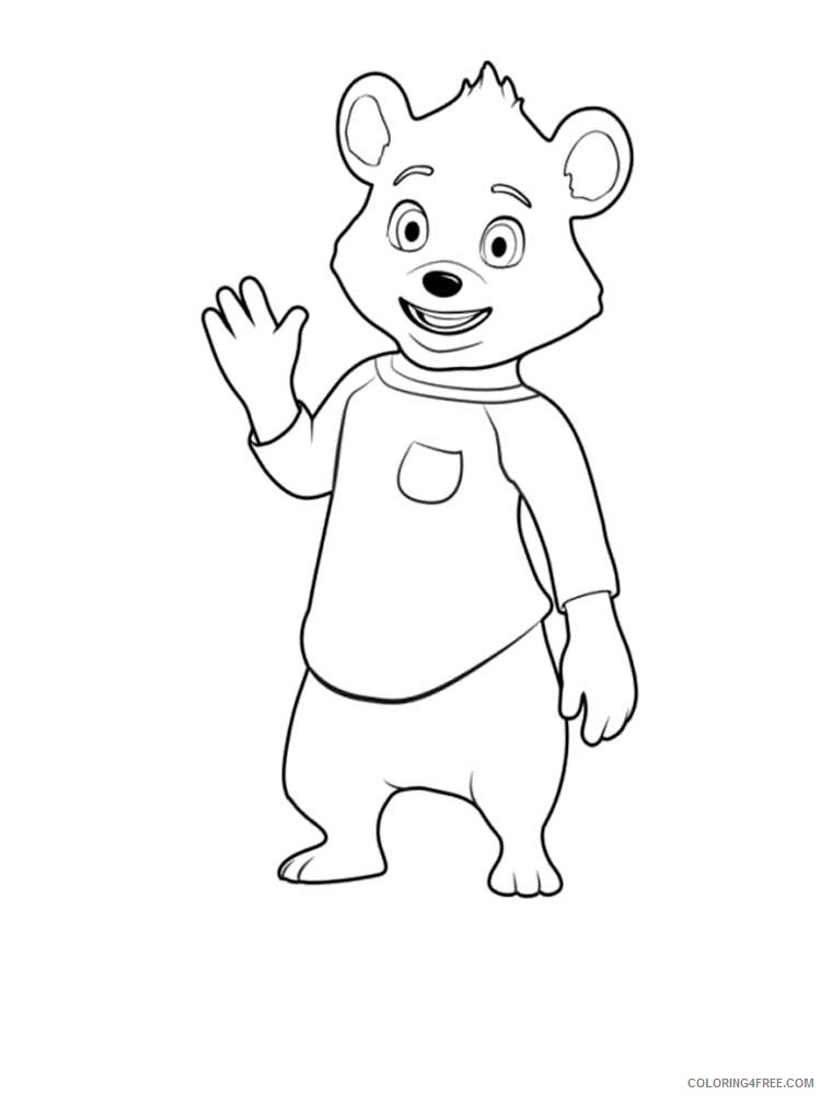Goldie and Bear Coloring Pages Cartoons Goldie and Bear 3 Printable 2020 2968 Coloring4free