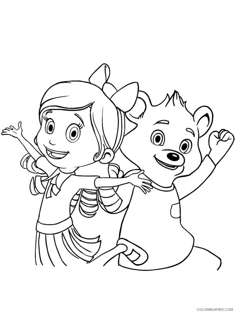 Download Goldie And Bear Coloring Pages Cartoons Goldie And Bear 8 Printable 2020 2971 Coloring4free Coloring4free Com