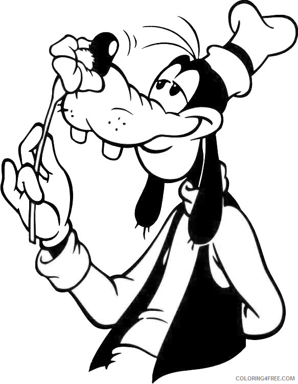 Goofy Coloring Pages Cartoons 1532662104_goofy smelling flower a4 Printable 2020 2973 Coloring4free