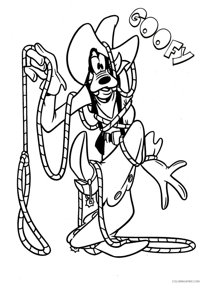 Goofy Coloring Pages Cartoons Free Goofy Printable 2020 2983 Coloring4free