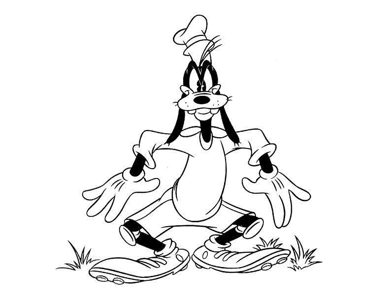 Goofy Coloring Pages Cartoons Goofy For Kids 2 Printable 2020 3029 Coloring4free
