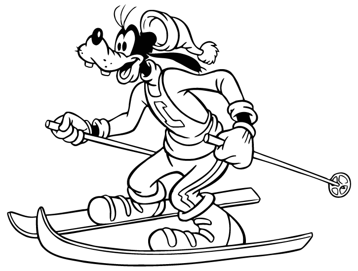 Goofy Coloring Pages Cartoons Goofy Pictures Printable 2020 3037 Coloring4free