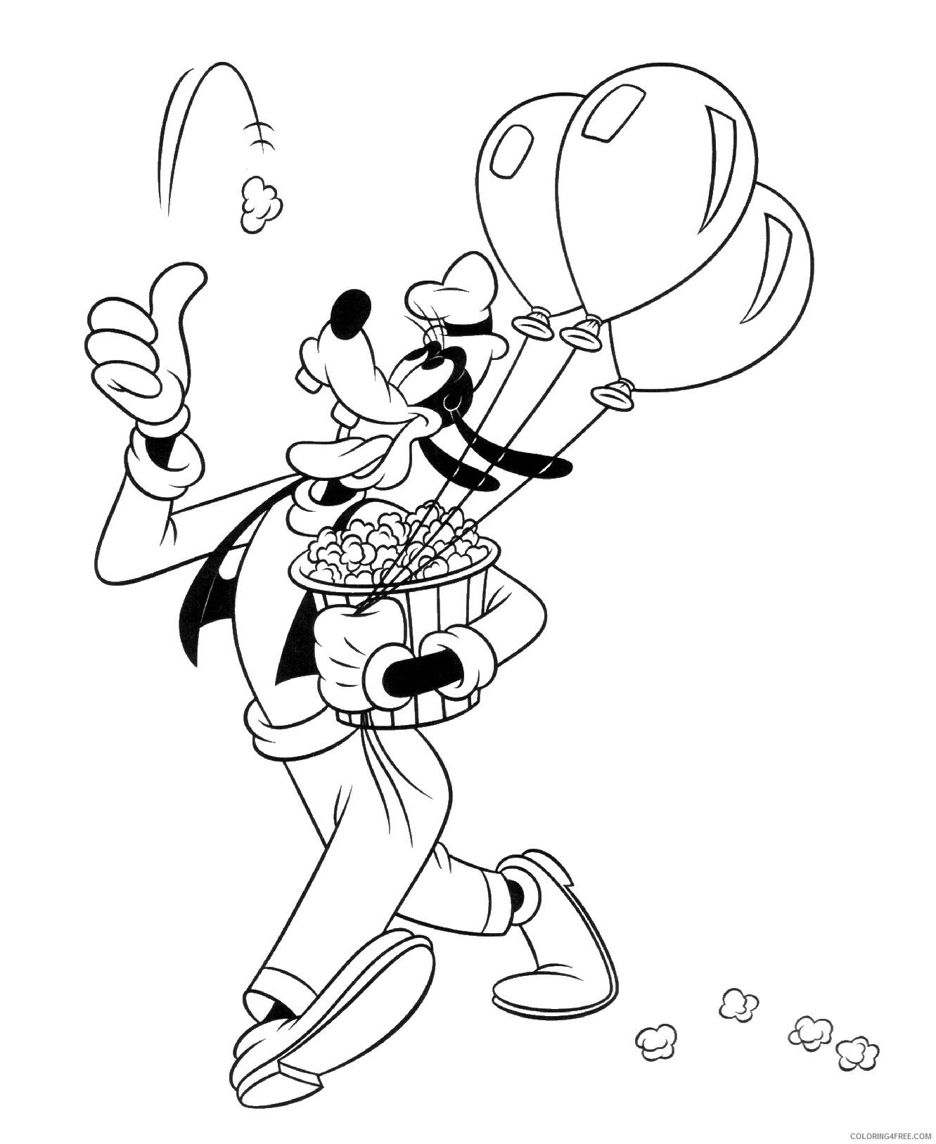 Goofy Coloring Pages Cartoons Goofy Pictures to Print Printable 2020 3039 Coloring4free