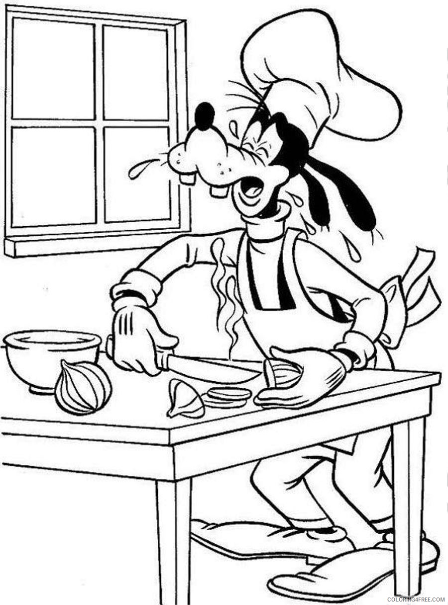 Goofy Coloring Pages Cartoons Goofy Sheets to Print Printable 2020 3043 Coloring4free