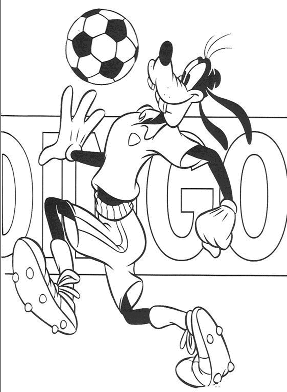 Goofy Coloring Pages Cartoons Goofy To Print Printable 2020 3033 Coloring4free