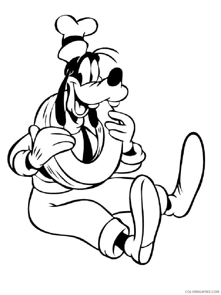 Goofy Coloring Pages Cartoons goofy 10 Printable 2020 2999 Coloring4free