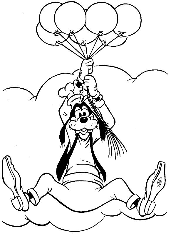 Goofy Coloring Pages Cartoons goofy 15 Printable 2020 3004 Coloring4free
