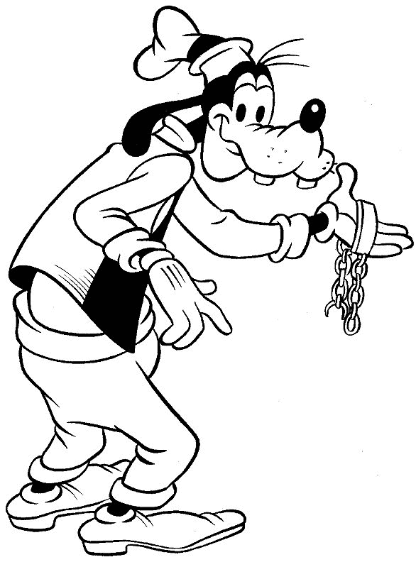 Goofy Coloring Pages Cartoons goofy 18 Printable 2020 3008 Coloring4free