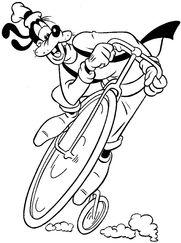 Goofy Coloring Pages Cartoons goofy 19 Printable 2020 3010 Coloring4free