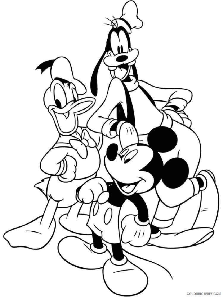 Goofy Coloring Pages Cartoons goofy 24 Printable 2020 3016 Coloring4free