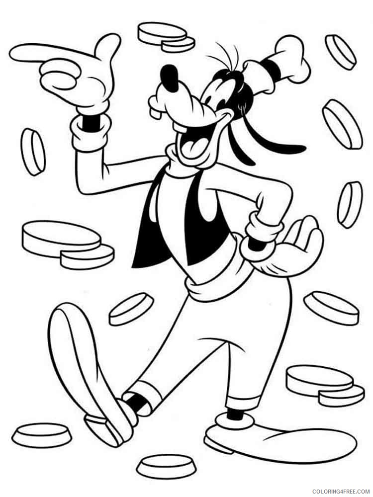 Goofy Coloring Pages Cartoons goofy 27 Printable 2020 3018 Coloring4free
