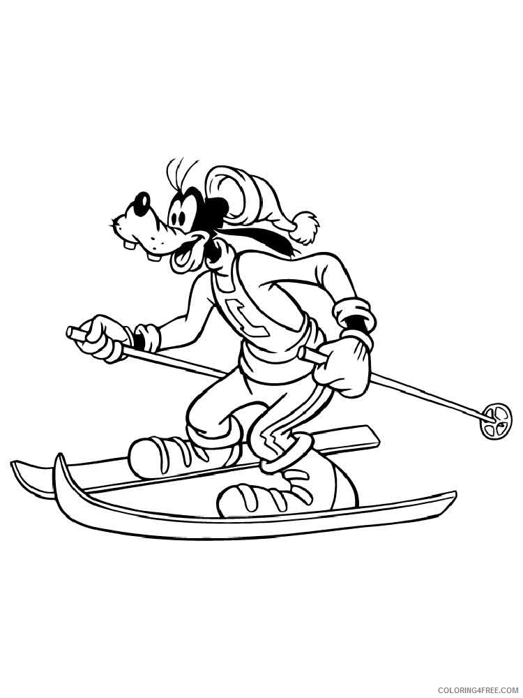 Goofy Coloring Pages Cartoons goofy 30 Printable 2020 3022 Coloring4free