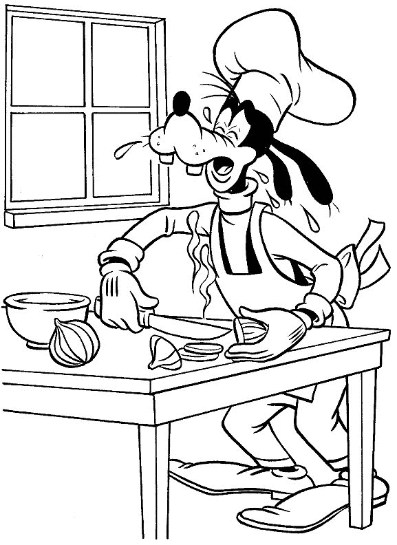 Goofy Coloring Pages Cartoons goofy 4 Printable 2020 3025 Coloring4free