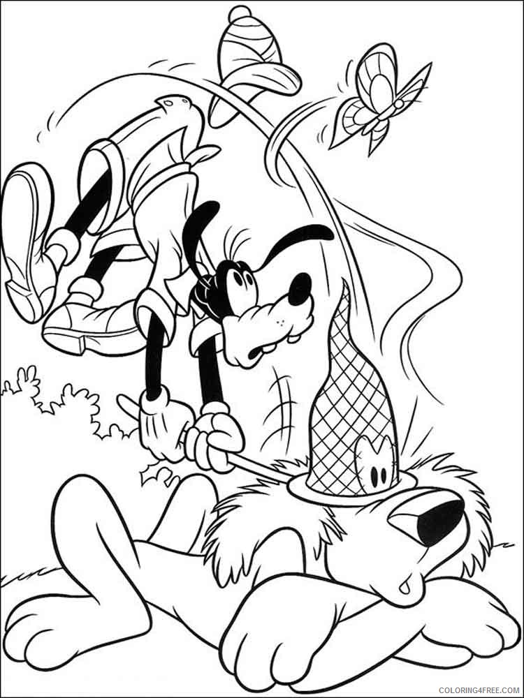 Goofy Coloring Pages Cartoons goofy 9 Printable 2020 3028 Coloring4free