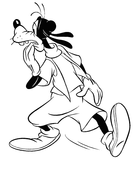 Goofy Coloring Pages Cartoons goofy X9Cxs Printable 2020 2996 Coloring4free