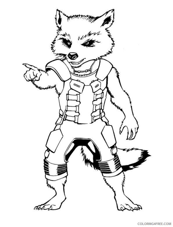 Guardians of the Galaxy Coloring Pages Superheroes Printable 2020 Coloring4free