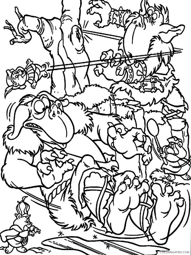 Gummi Bears Coloring Pages Cartoons Gummy bears 15 Printable 2020 3058 Coloring4free