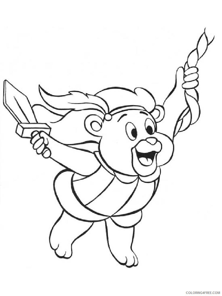 Gummi Bears Coloring Pages Cartoons Gummy bears 20 Printable 2020 3063 Coloring4free