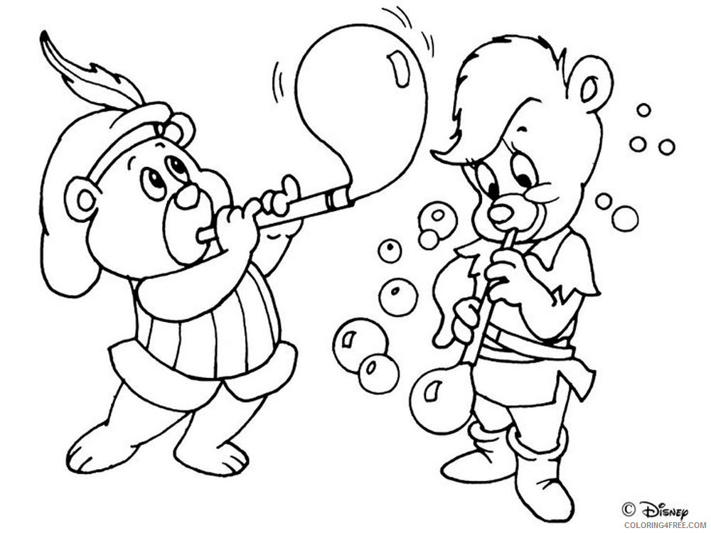 Gummi Bears Coloring Pages Cartoons Gummy bears 3 Printable 2020 3064 Coloring4free