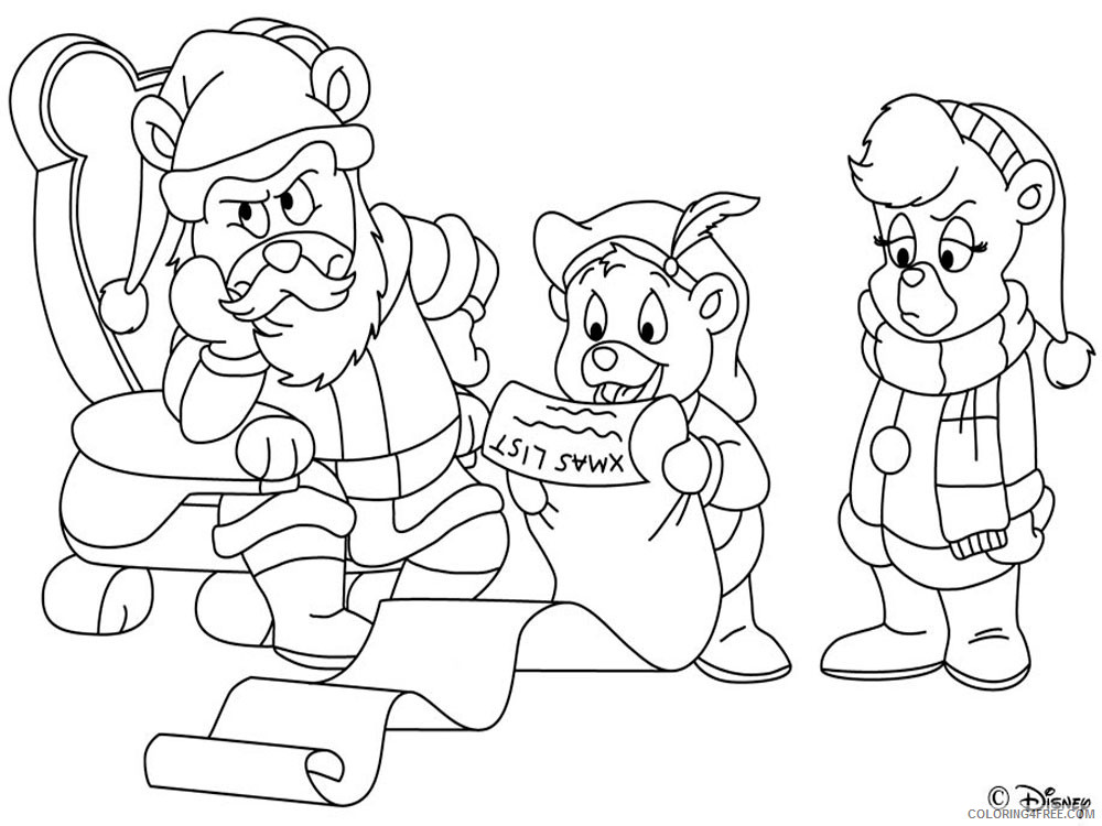 Gummi Bears Coloring Pages Cartoons Gummy bears 6 Printable 2020 3065 Coloring4free