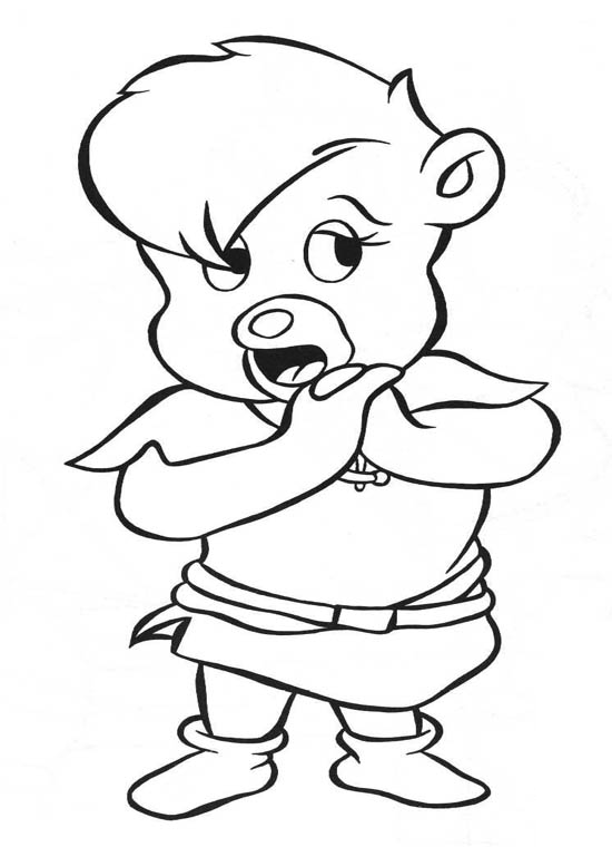 Gummi Bears Coloring Pages Cartoons robin hood 4 Printable 2020 3070 Coloring4free