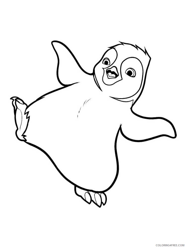 Happy Feet Coloring Pages Cartoons Happy Feet 2 Printable 2020 3074 Coloring4free