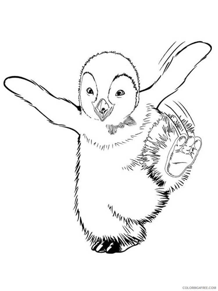 Happy Feet Coloring Pages Cartoons Happy Feet 3 Printable 2020 3075 Coloring4free