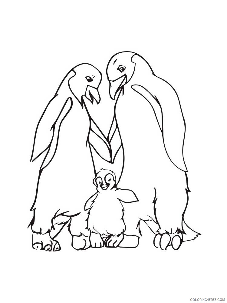Happy Feet Coloring Pages Cartoons Happy Feet 6 Printable 2020 3076 Coloring4free