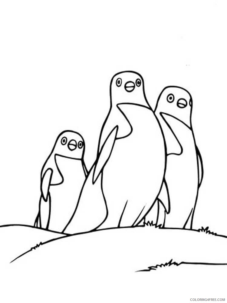 Happy Feet Coloring Pages Cartoons Happy Feet 7 Printable 2020 3077 Coloring4free