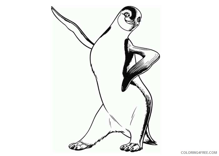 Happy Feet Coloring Pages Cartoons Happy Feet Gloria Printable 2020 3081 Coloring4free