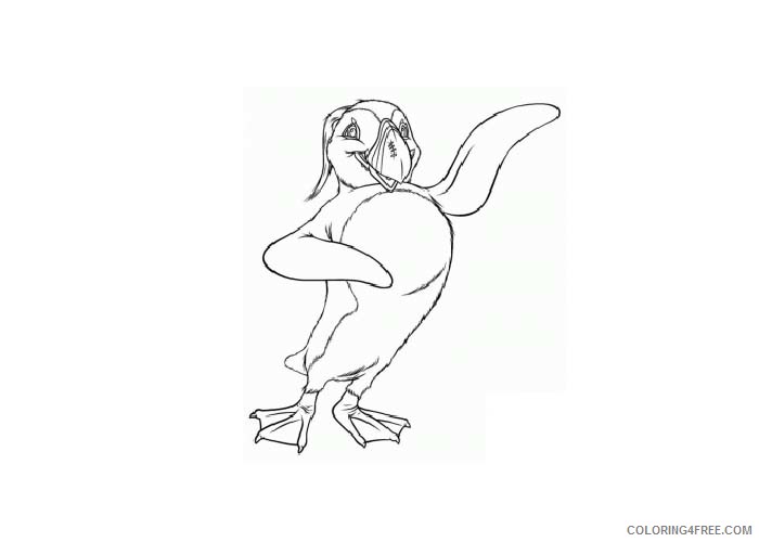 Happy Feet Coloring Pages Cartoons Happy Feet Sven Printable 2020 3085 Coloring4free