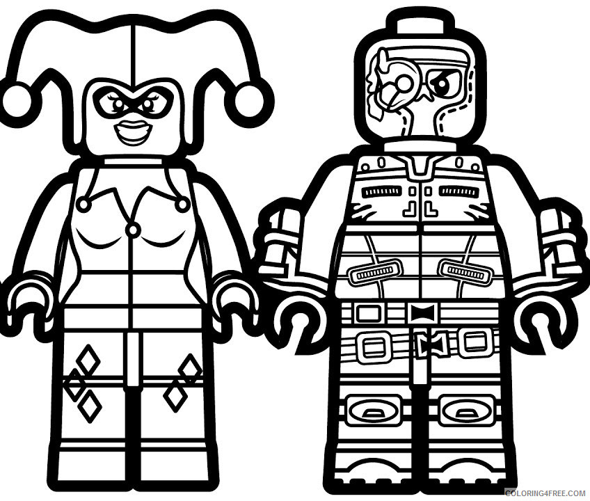 Harley Quinn Coloring Pages Cartoons Lego Harley Quinn Printable 2020 3108 Coloring4free