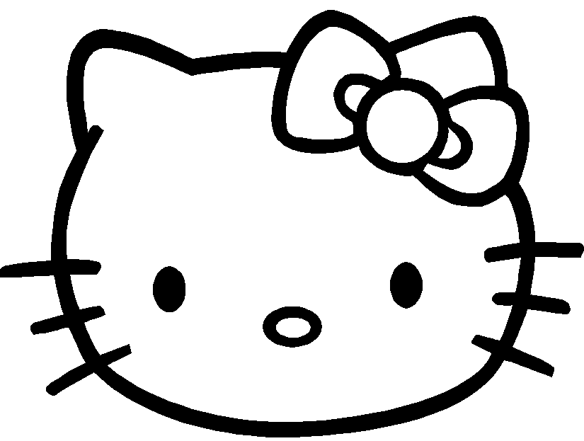 Hello Kitty Coloring Pages Cartoons Adorable Hello Kitty Face Printable 2020 3137 Coloring4free