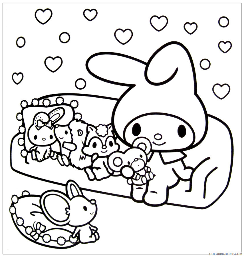 Hello Kitty Coloring Pages Cartoons Cute Hello Kitty Kawaii Printable 2020 3150 Coloring4free