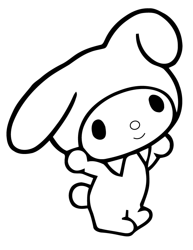 hello kitty coloring pages cartoons hello kitty bunny kawaii