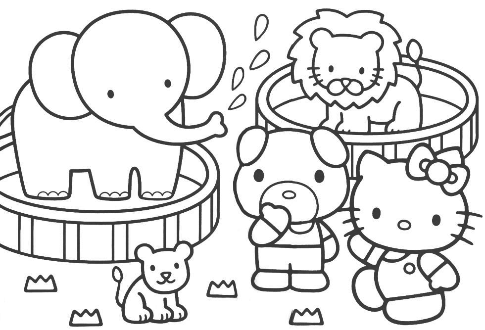 Hello Kitty Coloring Pages Cartoons Hello Kitty Online Printable 2020 3275 Coloring4free