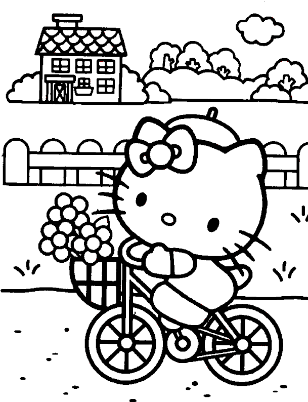 Hello Kitty Coloring Pages Cartoons Hello Kitty Print Printable 2020 3144 Coloring4free