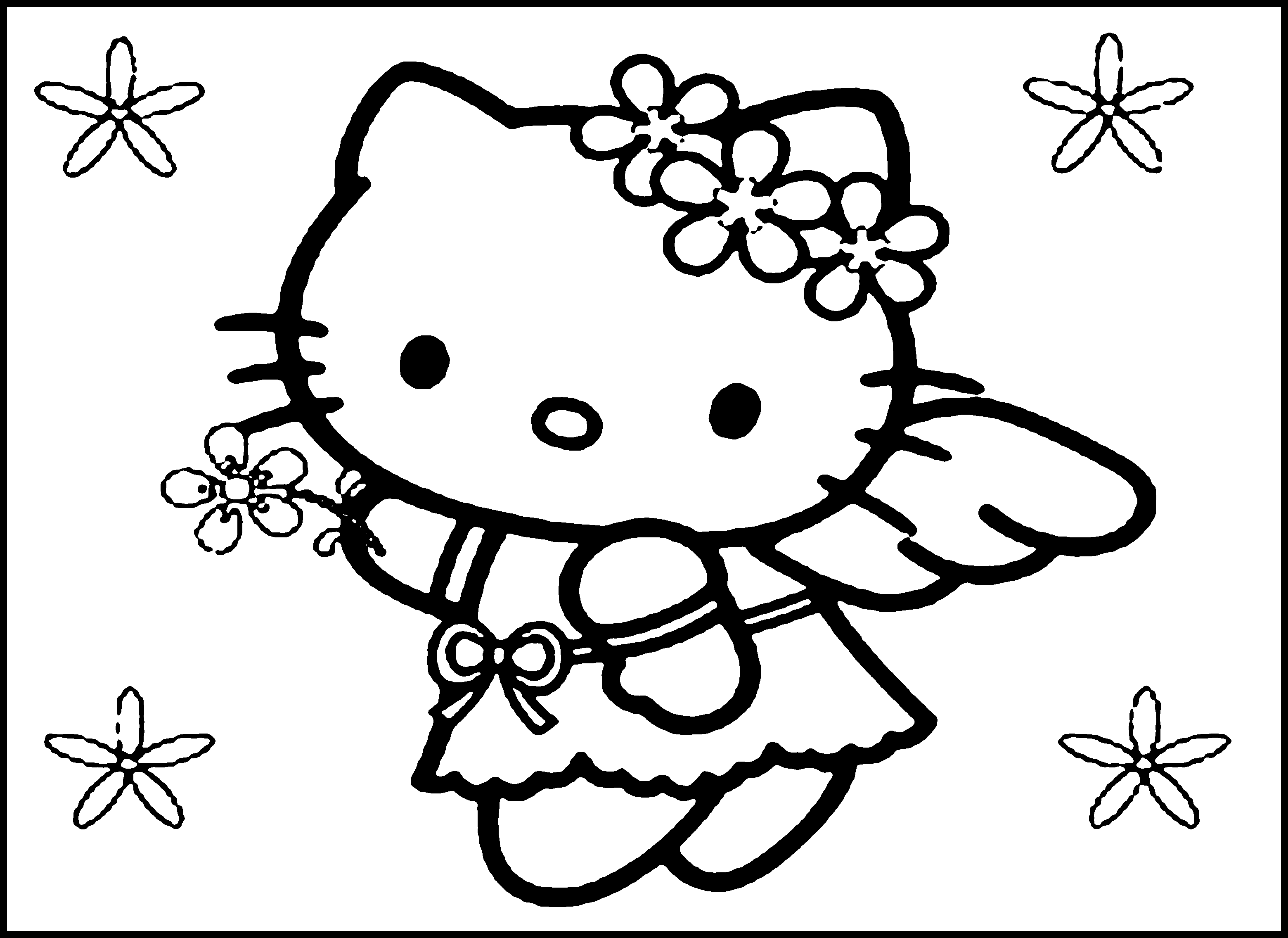 Hello Kitty Coloring Pages Cartoons Hello Kitty Printable 2020 3140 Coloring4free