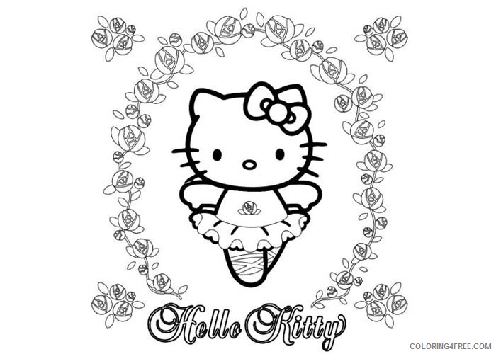 Hello Kitty Coloring Pages Cartoons Hello Kitty Printable 2020 3240 Coloring4free