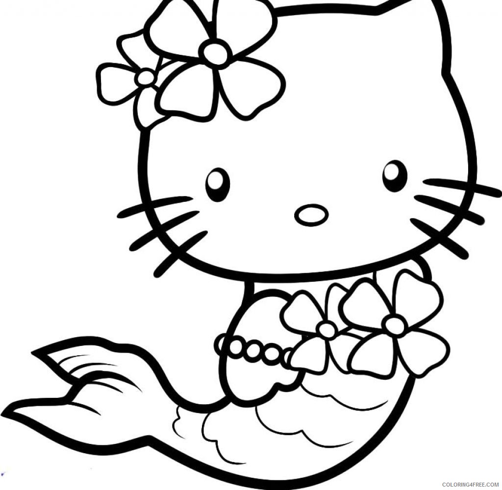 Hello Kitty Coloring Pages Cartoons Hello Kitty Sheets Printable 2020 3287 Coloring4free