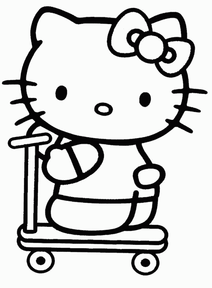 Hello Kitty Coloring Pages Cartoons Hello Kitty To Online Printable 2020 3279 Coloring4free